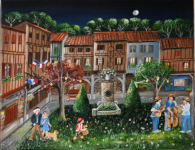 Mirepoix la nuit