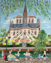 Petit marché Notre Dame de Paris