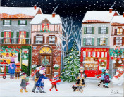 Une rue avant Noel